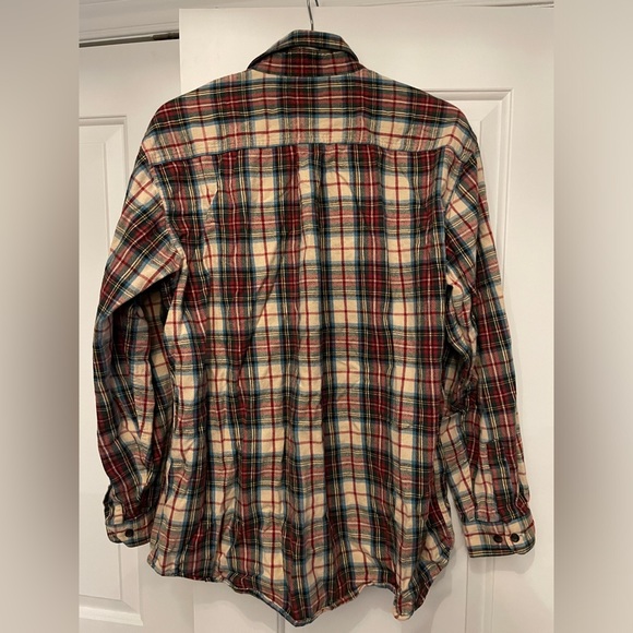 Mens LL Bean Flannel - Picture 2 of 3